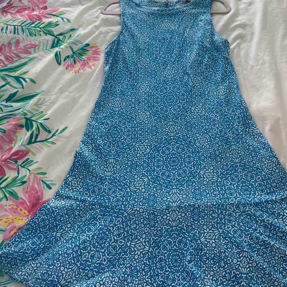 Tommy Bahama Blue Patterned Dress - Picture 5 of 8